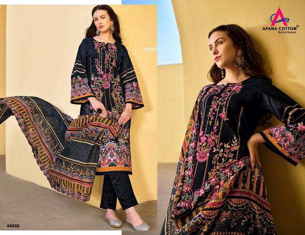 Apana Cotton Razia Sultan Vol 44 Cotton Dress Material Collection